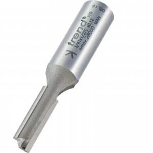 Trend Professional Two Flute Straight Router Cutter 8mm 25mm 1/2"