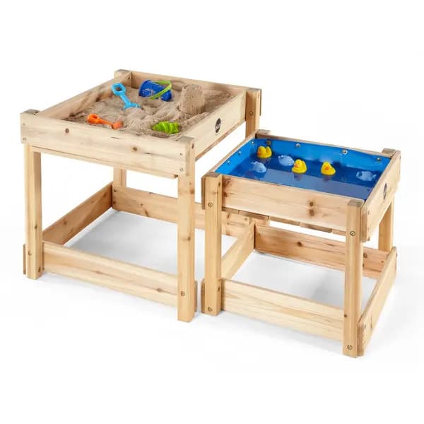 Plum Sandy Bay Wooden Sand & Water Tables - Natural Natural