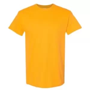 Gildan Mens Heavy Cotton Short Sleeve T-Shirt (XL) (Gold)