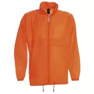 B&C Sirocco Mens Lightweight Jacket / Mens Outer Jackets (M) (Orange)