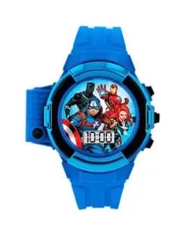 Disney Marvel Avengers Blue Flashlight Watch, Blue