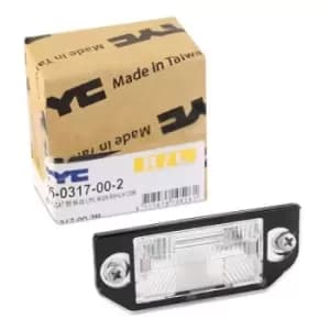 TYC Number Plate Light VW 15-0317-00-2 3B0943021,3B0943121 Licence Plate Light