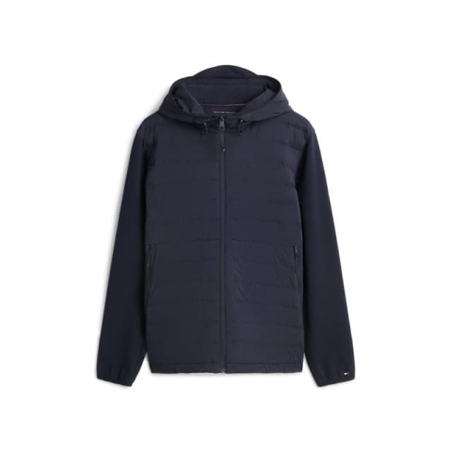 Tommy Hilfiger Mens MixMedia Hybrid Jacket Desert Sky male S