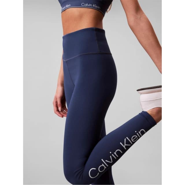 Calvin Klein Womens CKP Icon High Rise Leggings Dark Denim female 10 (S)