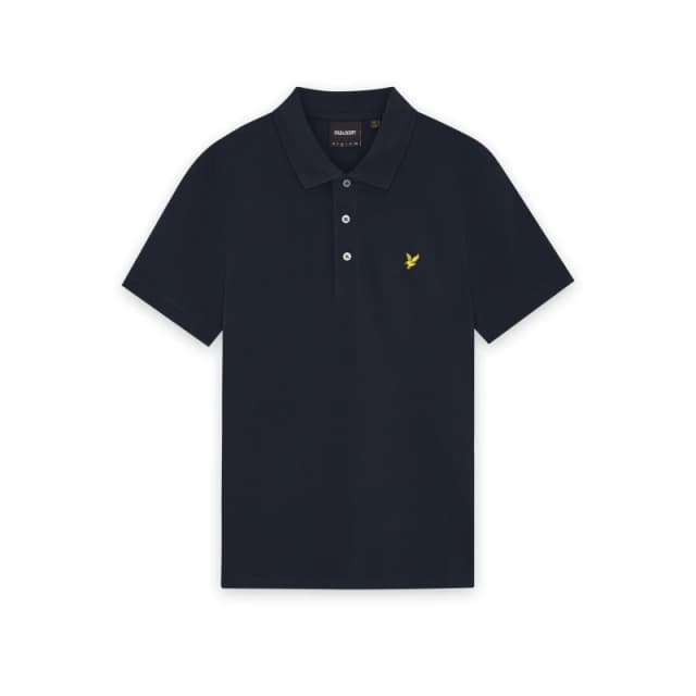 Lyle and Scott Basic Short Sleeve Polo Shirt Graystone X854 male S