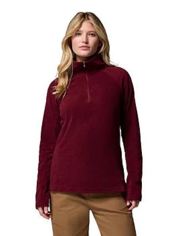 Columbia Glacial IV Half Zip Fleece dark burgundy red Women XS;XL;M;S