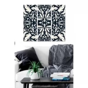 MDFMK2654162 Multicolor Decorative MDF Painting (3 Pieces)