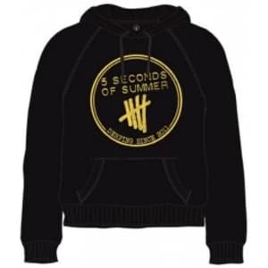 5 Seconds of Summer Derping Stamp Hoodie Black Large