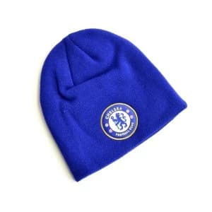 Chelsea Knitted Crest Beanie Royal Blue