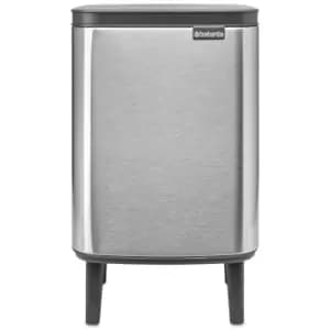 Brabantia Bo Waste Bin Hi 7 Litre Matt Steel Fingerprint Proof