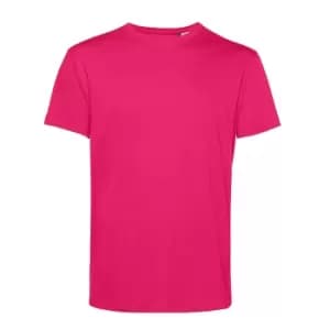 B&C Mens Organic E150 T-Shirt (XS) (Magenta Pink)