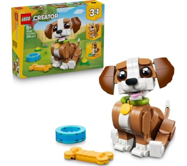 LEGO Creator 31382 3-in-1 Cute Animals: Playful Puppy Dog Set 5702018054758