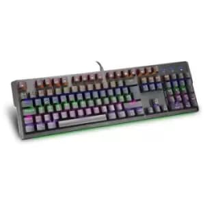 SpeedLink VELA Corded, USB Gaming keyboard Backlit, Multimedia buttons German, QWERTZ, Windows Black