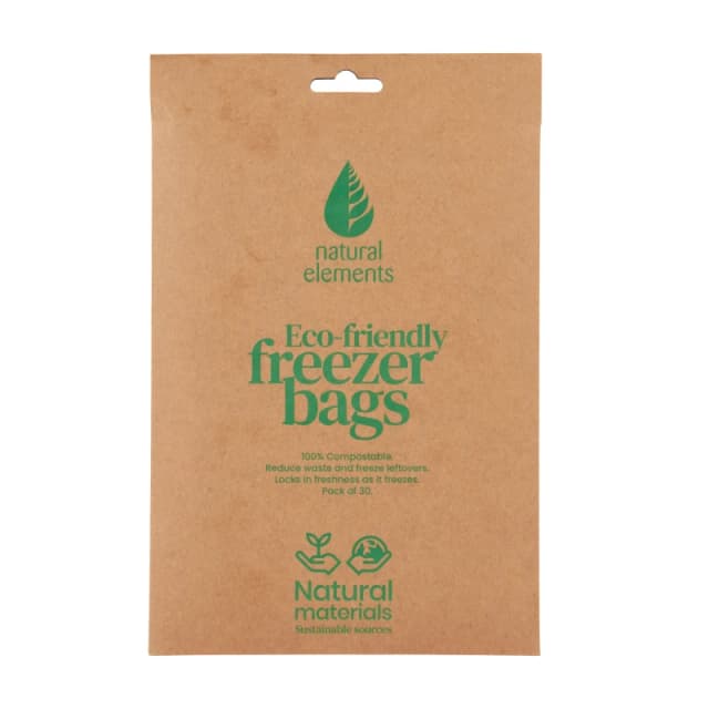 Natural Elements Eco-friendly Food & Freezer Bags Clear