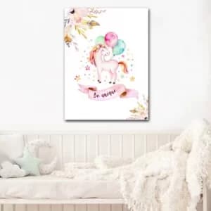 7274943881_70100 Multicolor Decorative Canvas Painting