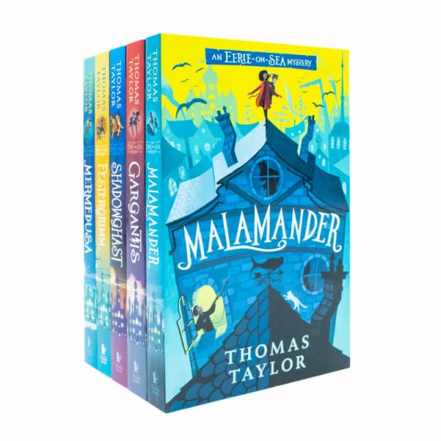 An Eerie On Sea Mystery Series 5 Book Set Malamander Gargantis Shadowghast Festergrimm Mermedusa Thomas Taylor Books