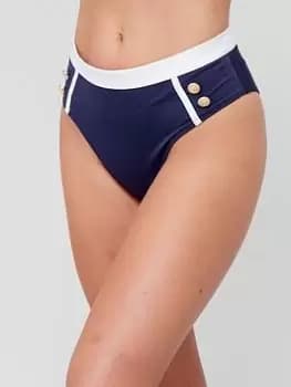 DORINA Monte-Carlo High Leg Brief - Ink, Size 10, Women