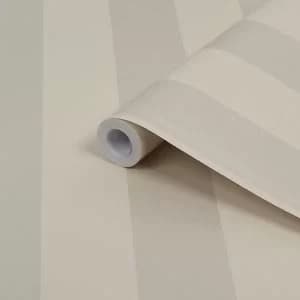 Laura Ashley Lille Linen Stripe Smooth Wallpaper
