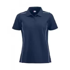 Clique Womens/Ladies New Alpena Polo Shirt (M) (Dark Navy)