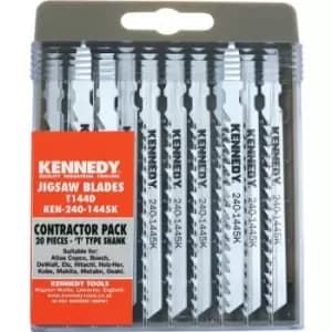 Kennedy Jigsaw Blades Contractors Set (T144D) PKT-20