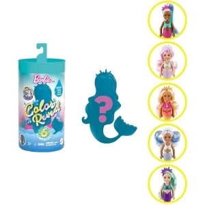 Barbie: Colour Reveal Mermaid Pet (1 At Random)