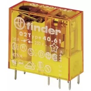 Finder 40.61.8.012.0000 PCB relay 12 V AC 16 A 1 change-over