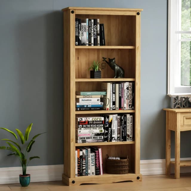 Lassic Vida Designs Corona Large Bookcase Pine unisex Large