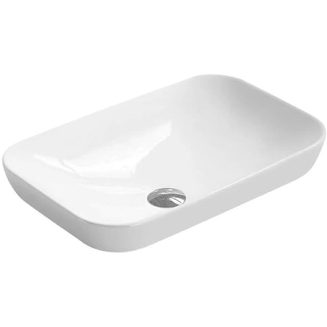 nuie Rectangular Basin W520xD340xH152, White NBV181