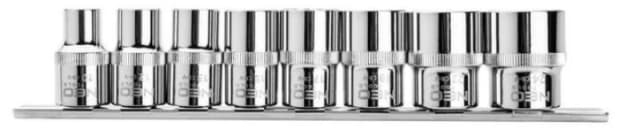 NEO TOOLS 08-651 Socket set Chrome Vanadium Steel, Spline, Drive: 1/2Inch, Number of tools: 8 Chrome Vanadium Steel Socket set (5840)