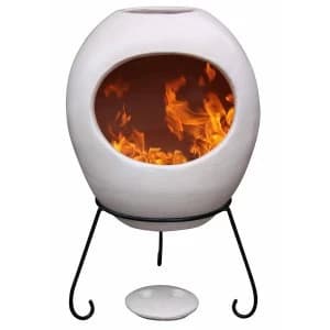 Gardeco Extra-Large Ellipse Mexican Chiminea - Beige