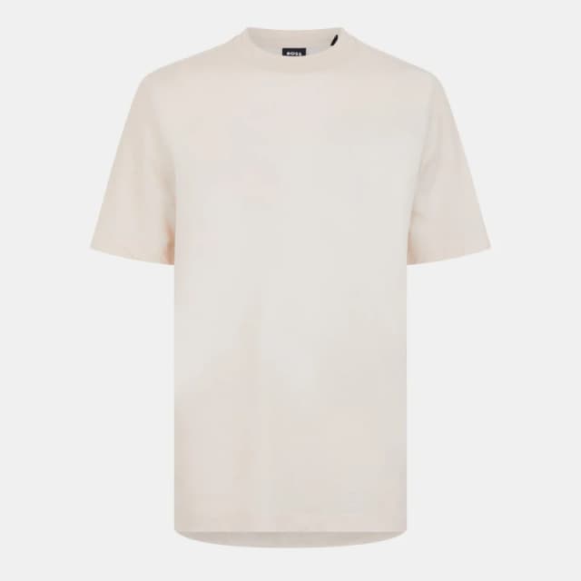 Boss Mens Thompson Four-Way Stretch T-Shirt Open White male XL