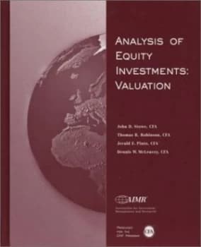 Analysis of Equity Investments by John D Stowe and Association for Investment Management and Research Hardback