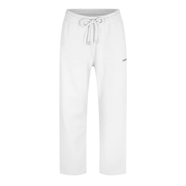 Off White Mens Closed Hem Fleece Joggers Stone/Black male XS