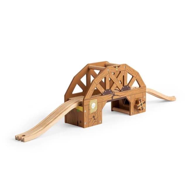 Bigjigs Rail Wooden Rickety Bridge Train Set Accessory Brown unisex