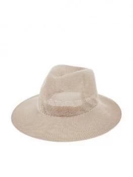 Accessorize Chic Packable Fedora Hat - Mink, Mink, Size M-L, Women