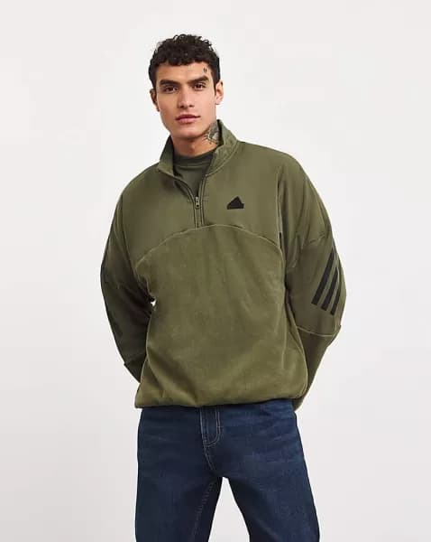 adidas 3 Stripes 1/4 Zip