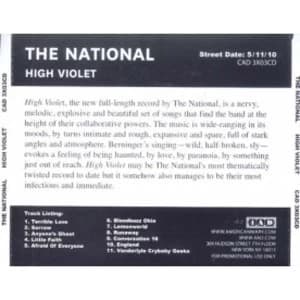 The National - High Violet CD