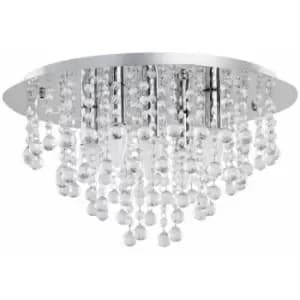 Keter Crystal Ceiling Light K9 Crystal, 46cm, 5x E27