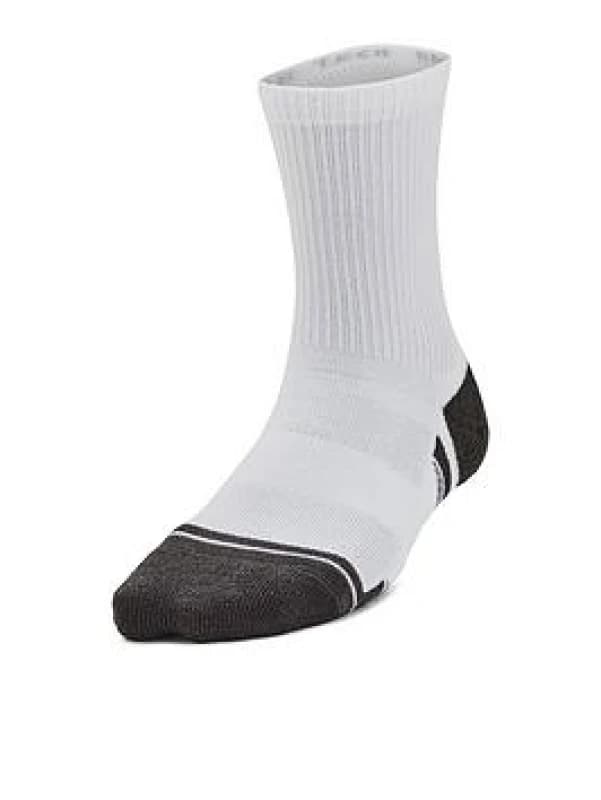 Under Armour Crew 3 Pack Socks Crew Socks C13-4 White 41328601030