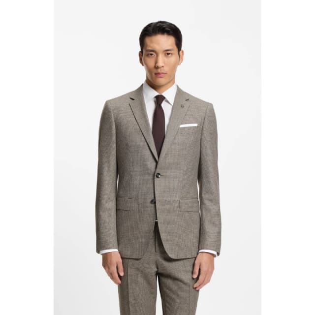 Boss Mens H Hutson Formal Jacket Open White male 36 (46)