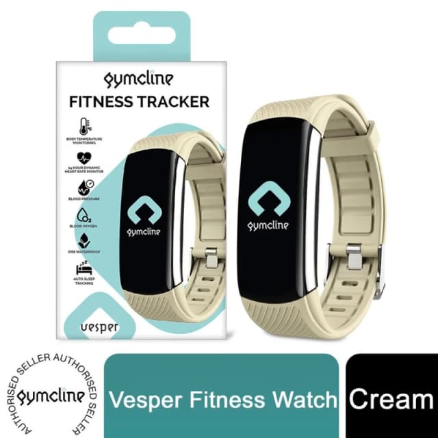 Gymcline Gymcline Vesper Fitness Tracker with Body Temperature Monitoring, Cream