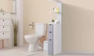 HomCom Slim Tall Bathroom Cabinet: Option 3