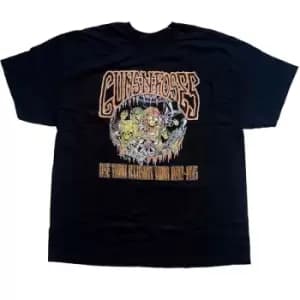 Guns N' Roses - Illusion Monsters Unisex Medium T-Shirt - Black