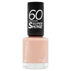 Rimmel Nail Polish 60 Second Lets Get Nude 8ml Nude