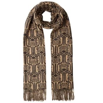 Biba BIBA Printed Cashmink Scarf - Filagree Logo