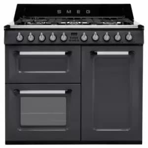Smeg Tr103Gr Freestanding Electric & Gas Range Cooker With Gas Hob