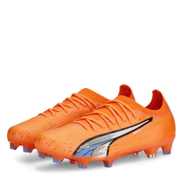 Puma Ultra.1 Firm Ground Football Boots Womens - Orange Orange 3