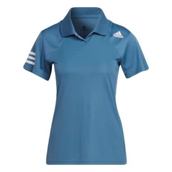 adidas Club Tennis Polo Shirt Womens - Altered Blue / Almost Pink