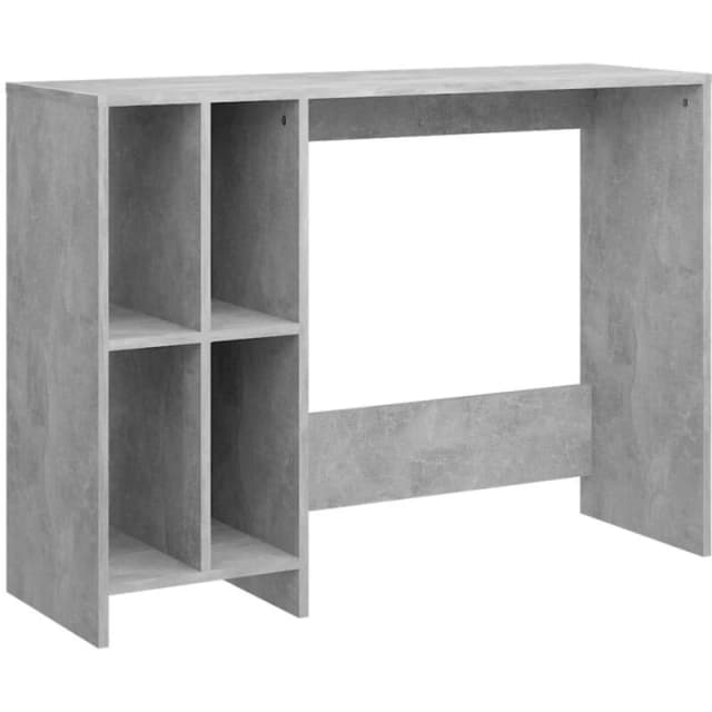 VIDAXL Notebook Desk Concrete Grey 102.5x35x75cm Engineered Wood Vidaxl 8720286606858