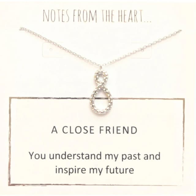 Notes From The Heart NFTH A CLOSE FRIEND Silver unisex one size